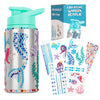 Gift For Kids, Decorate Your Own Water Bottle Kits For Girls Age 4-6-8-10-12, Mermaid Gem Stickers Crafts, Fun Diy Arts And Craf