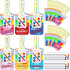 Woanger 48 Pack Valentines Cards with Watercolor Paint Bulk Valentines Day Gifts for Kids Mini Paint Set Funny Valentine Exchang