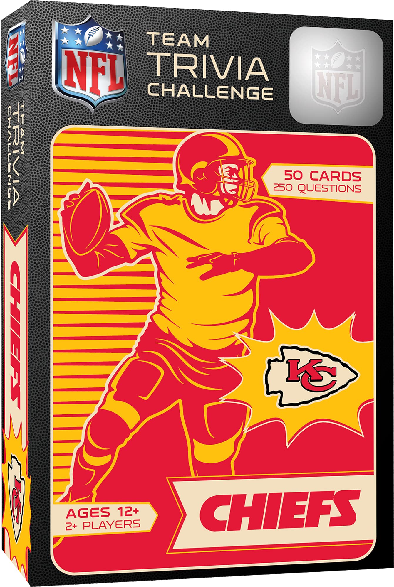 Masterpieces NFL Kansas City Chiefs Game Day Trivia Challenge - One Size, Team Colors, Model KCC3240, Officially Licensed