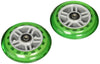 Razor Scooter Replacement Wheels Set with Bearings - Green