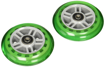 Razor Scooter Replacement Wheels Set with Bearings - Green
