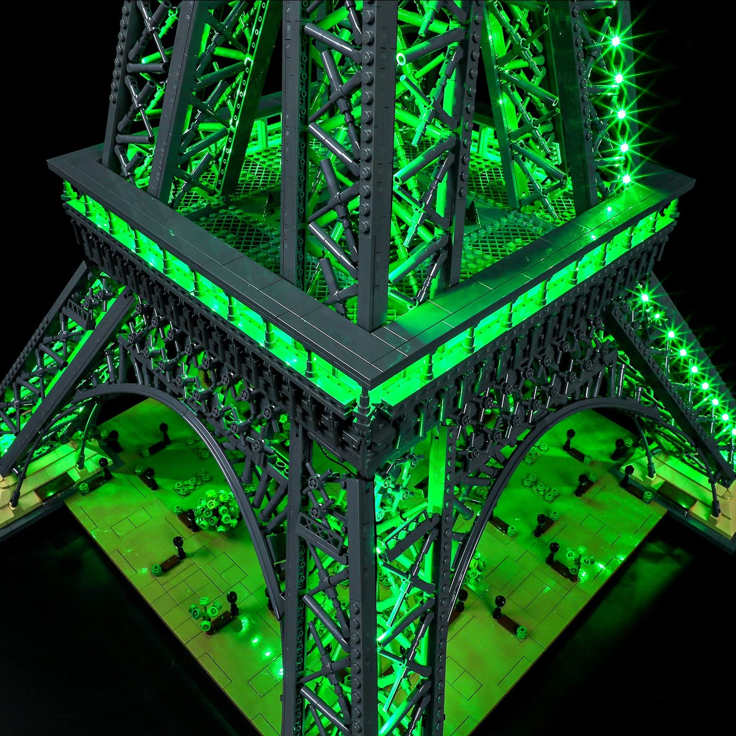 Briksmax Led Lighting Kit For Lego-10307 Eiffel Tower (Remote-Control Version)- Compatible With Lego Architecture Building Block