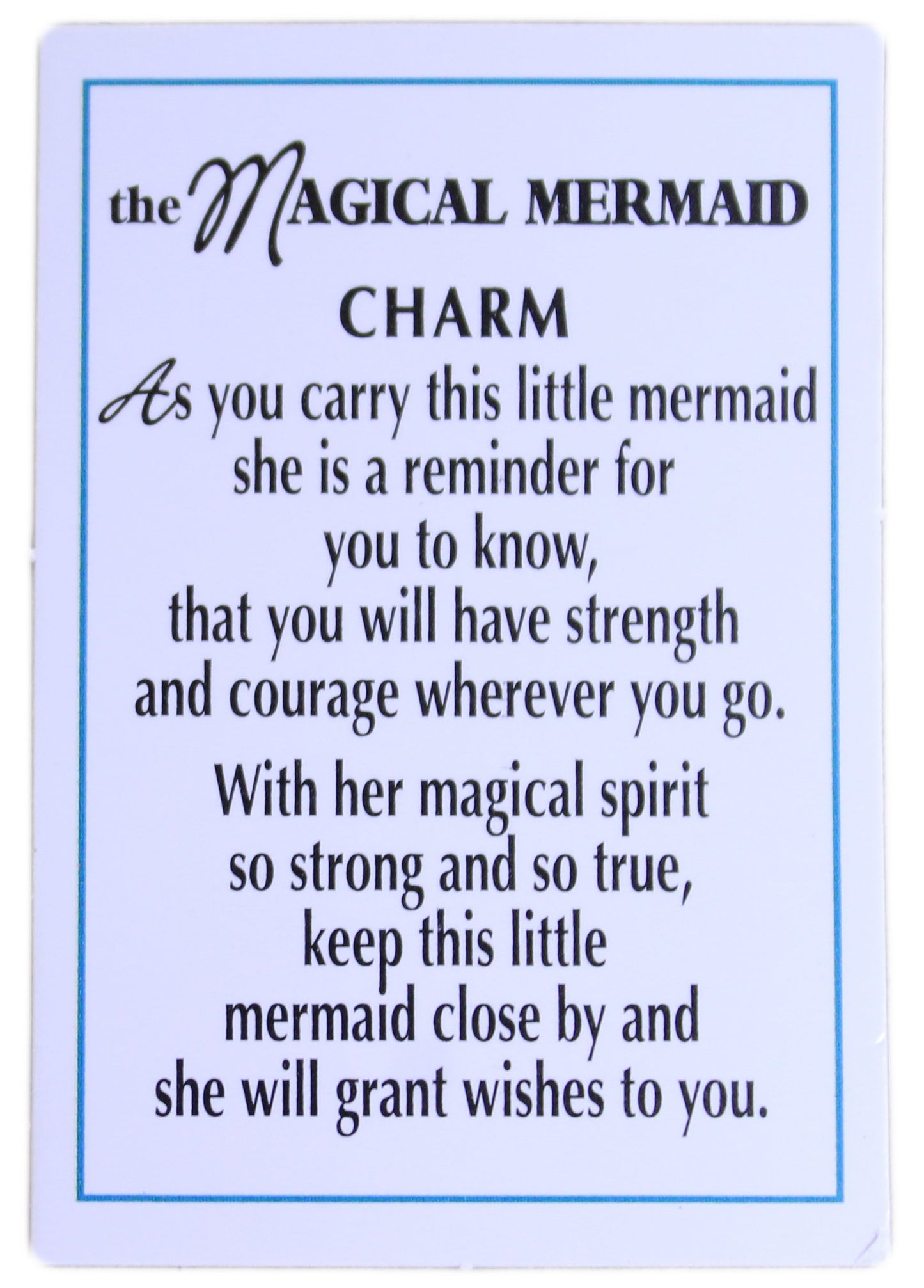 The Magical Mermaid Wish Charm With Story Card! By Ganz