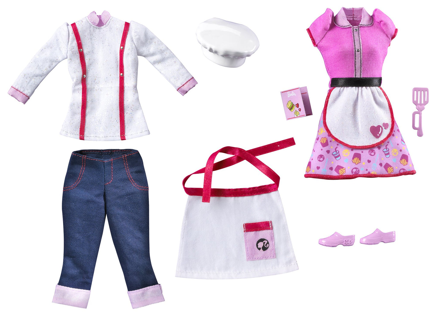 Barbie I Can Be Restaurant Fashion Pack -Like New