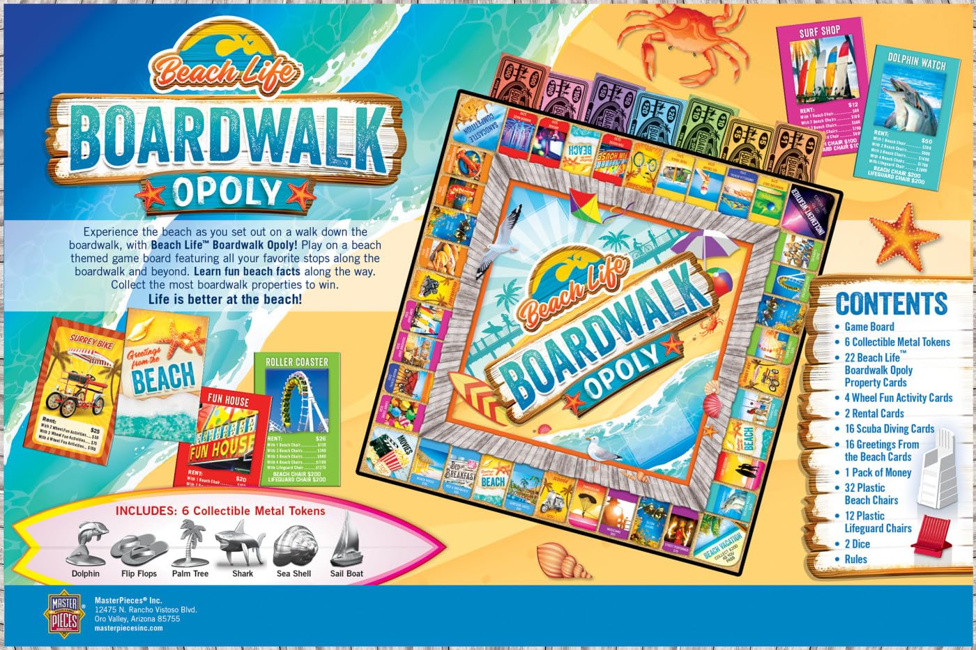 Beach Life Boardwalk Opoly