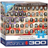 EuroGraphics 300-Piece US Presidents Jigsaw Puzzle, Multi-Color Cardboard, Model 8300-1432