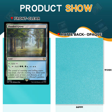 Vkshop 600Pcs Penny Card Sleeves For Trading Cards,Top Loaders Card Protection For Baseball Cards, Mtg Card Sleeves Fit For Yugi