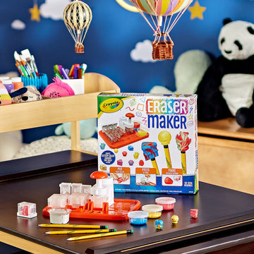 Crayola Eraser Maker DIY Craft Kit for Kids, Multi-Color, Model 747401