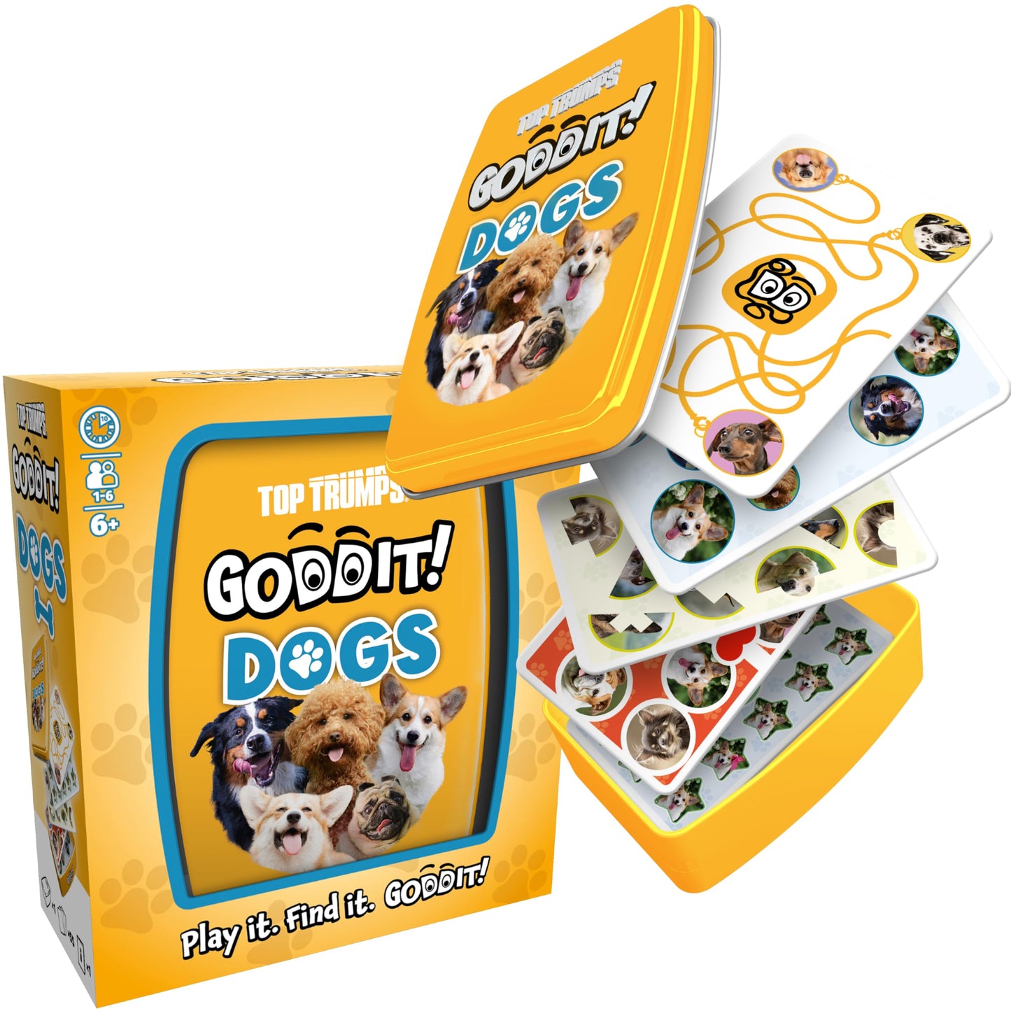 Top Trumps Dogs Goddit! Card Game for Kids and Adults Family Game Travel Game 1 to 6 Players Makes a Great Gift for Ages 6 Plus
