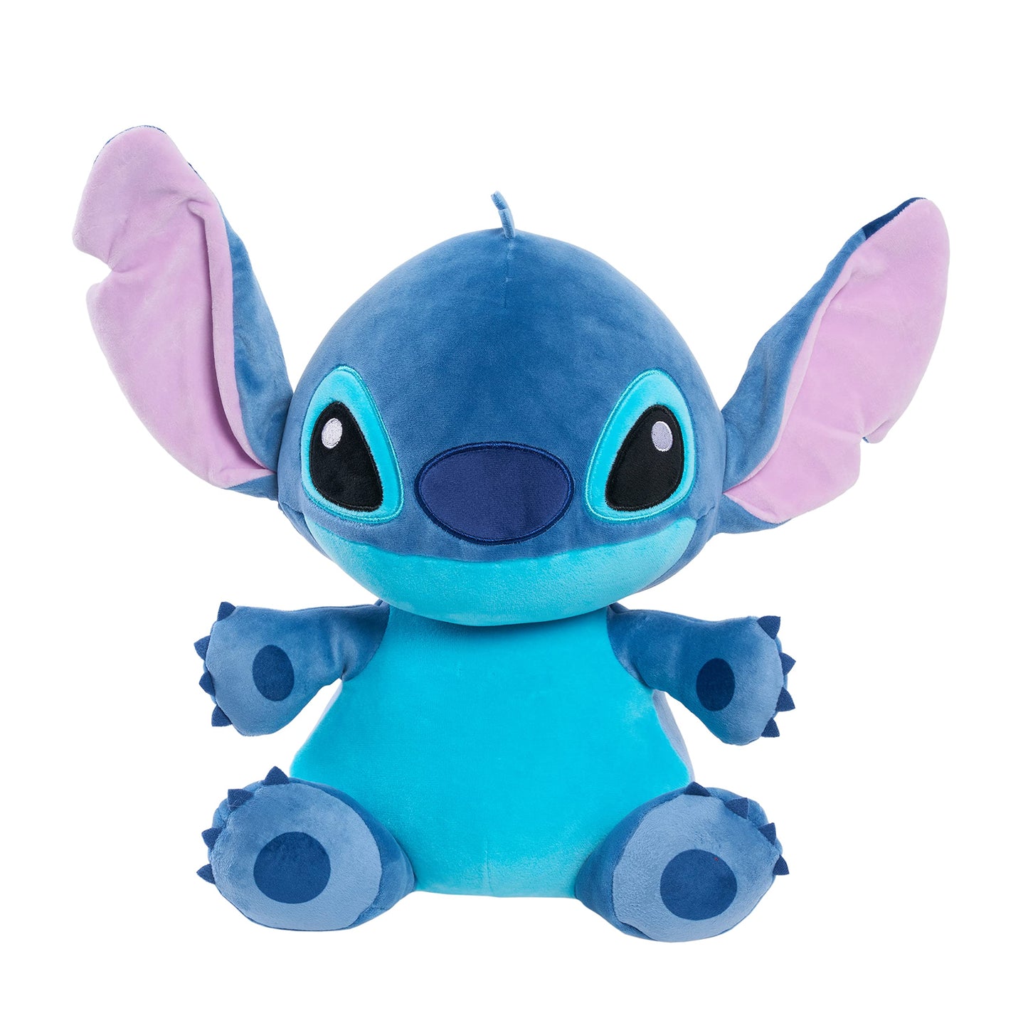 Disney Classics 14-inch Large Stitch Comfort Weighted Plush Stuffed Animal Blue Alien-New