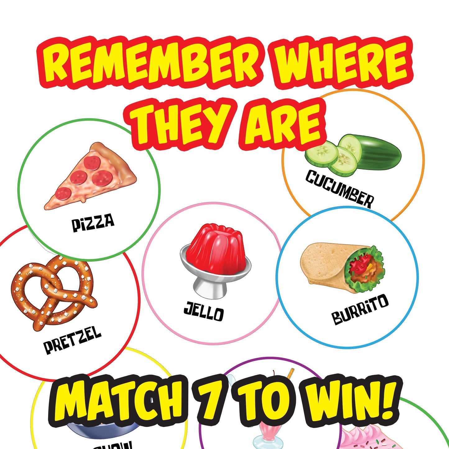 Far Out Toys Mukbang Electronic Food Sound Memory Game, Match Cards To Mukbang Sounds, Gaming Unit, 35 Food Cards, Slurp, Crunch, Belch, & More