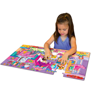 The Learning Journey: Jumbo Floor Puzzles - In My Room - Extra Large Puzzle Measures 3 Ft By 2 Ft - Preschool Toys & Gifts For Boys & Girls Ages 3 And Up