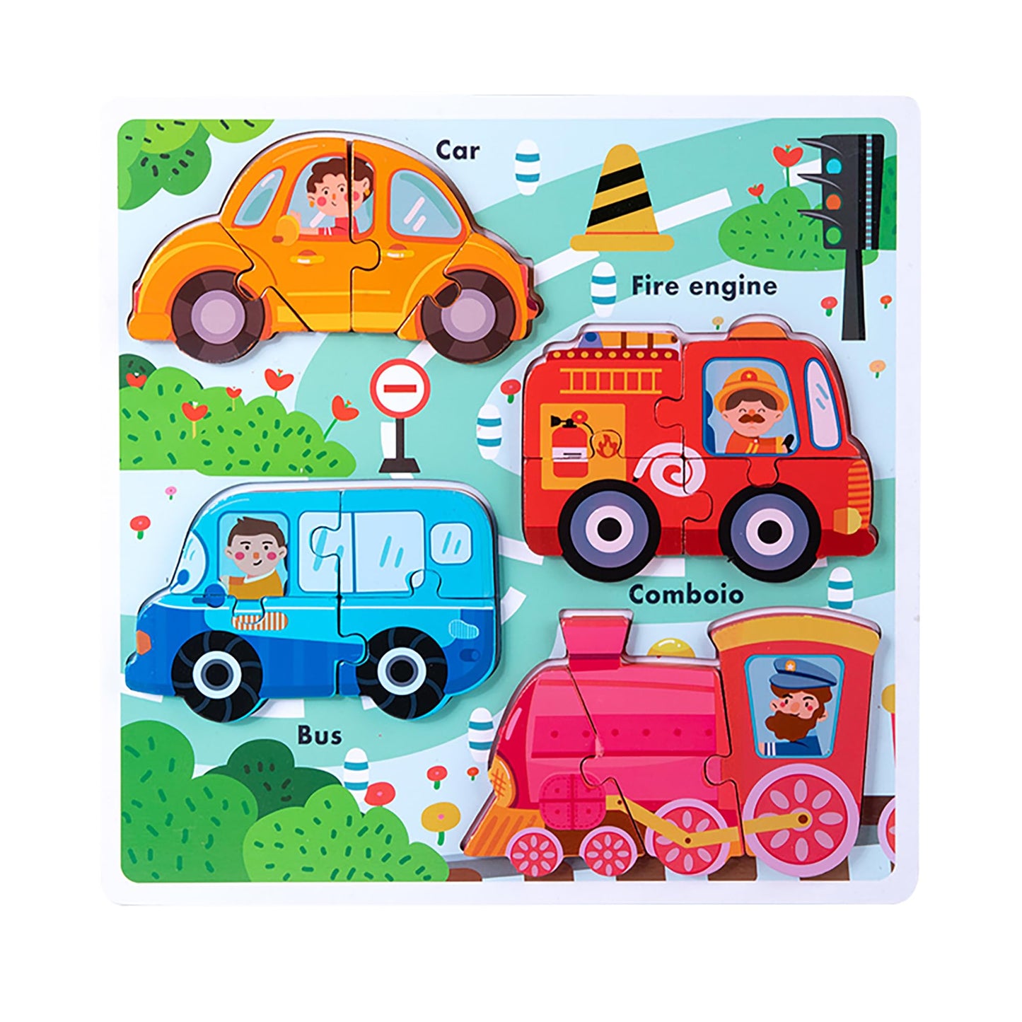 Wooden Puzzles For Toddlers 2-4