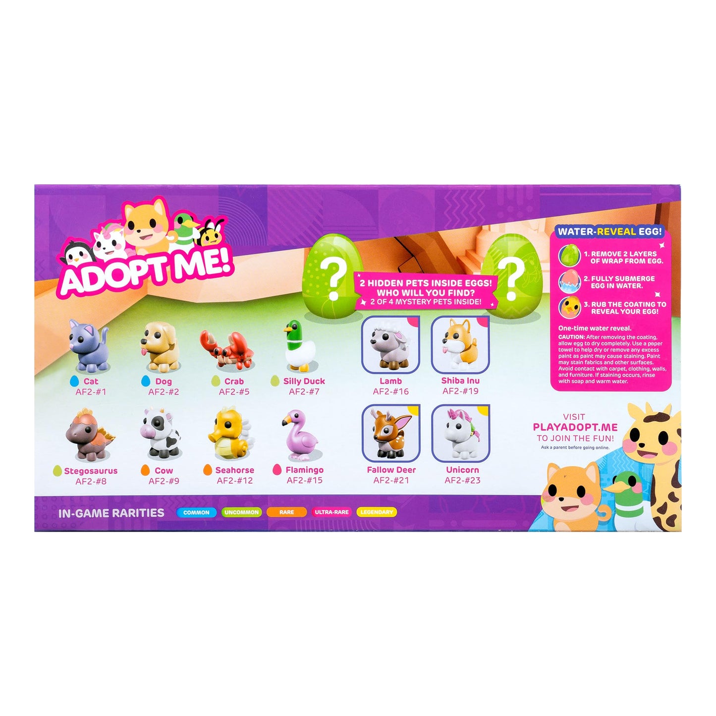 Adopt Me! 10 Pack Mystery Pets - Series 1-10 Pets - Top Online Game - Exclusive Virtual Item Code Included - Fun Collectible Toy