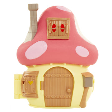 The Smurfs Mushroom House Playset with Smurfette Figure, Model 96571, Plastic Construction