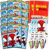 Marvel Shop Spidey and His Amazing Friends Birthday Party Favors and Supplies for Kids ~ Bundle with 12 Marvel Spidey Activity Play Packs for Boys and Girls with Mini Coloring Book Stickers-New