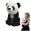 Ecobuddiez - Panda From Deluxebase. 12 Inch Panda Plush Toy. Eco Friendly Child Safe Panda Stuffed Animal Made From Recycled Plastic Bottles.