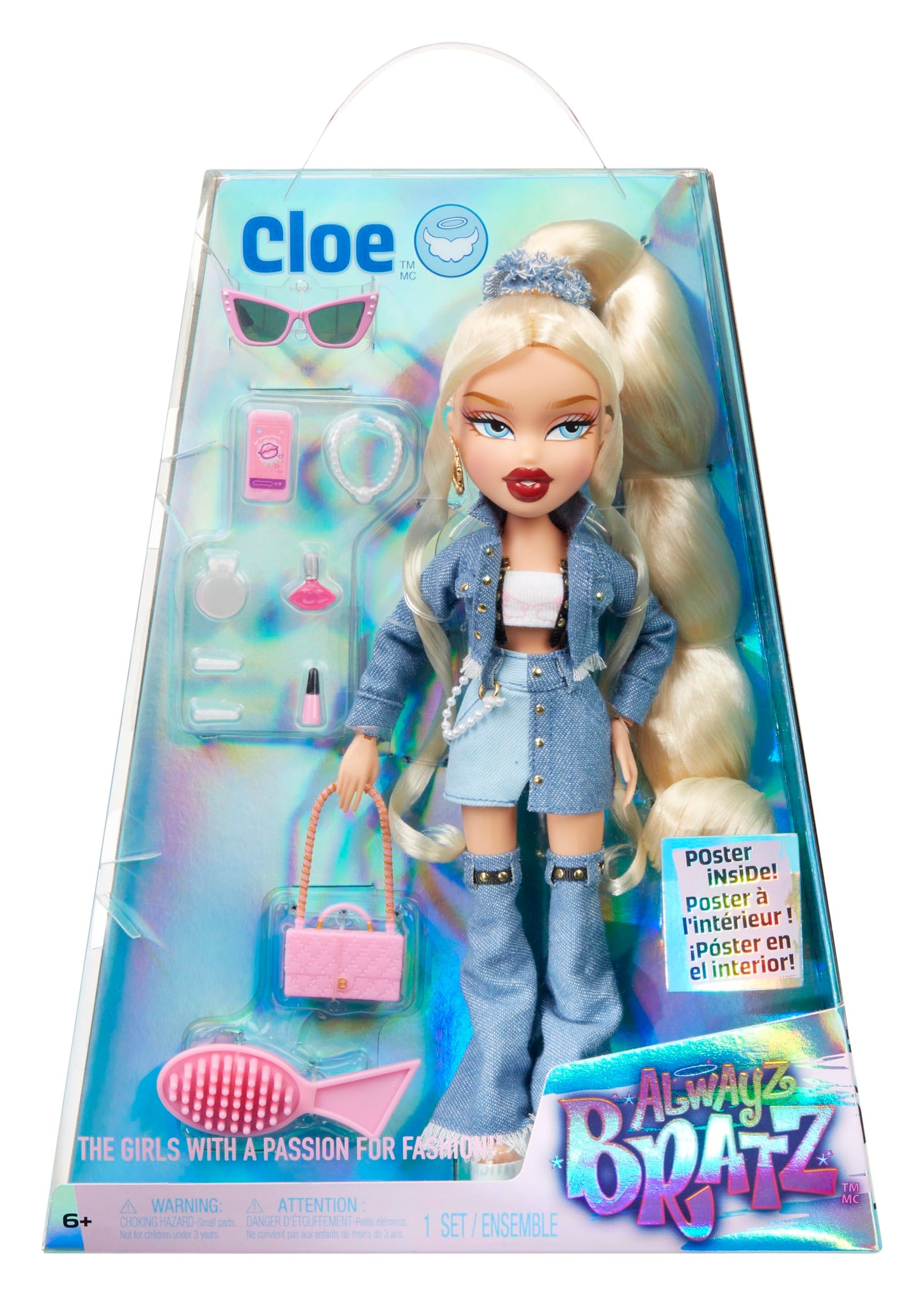 Bratz Alwayz Cloe Fashion Doll With 10 Accessories And Poster