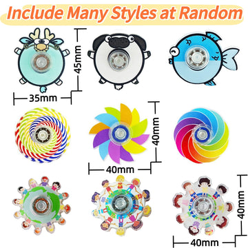 Mini Fidget Spinners Bulk Toys for Kids 3 4 5 6 7 8 9 Party Favors Halloween/Christmas Goodie Bags Stuffers Birthday Return Gifts Classroom Rewards Prize Treasure Box (48)