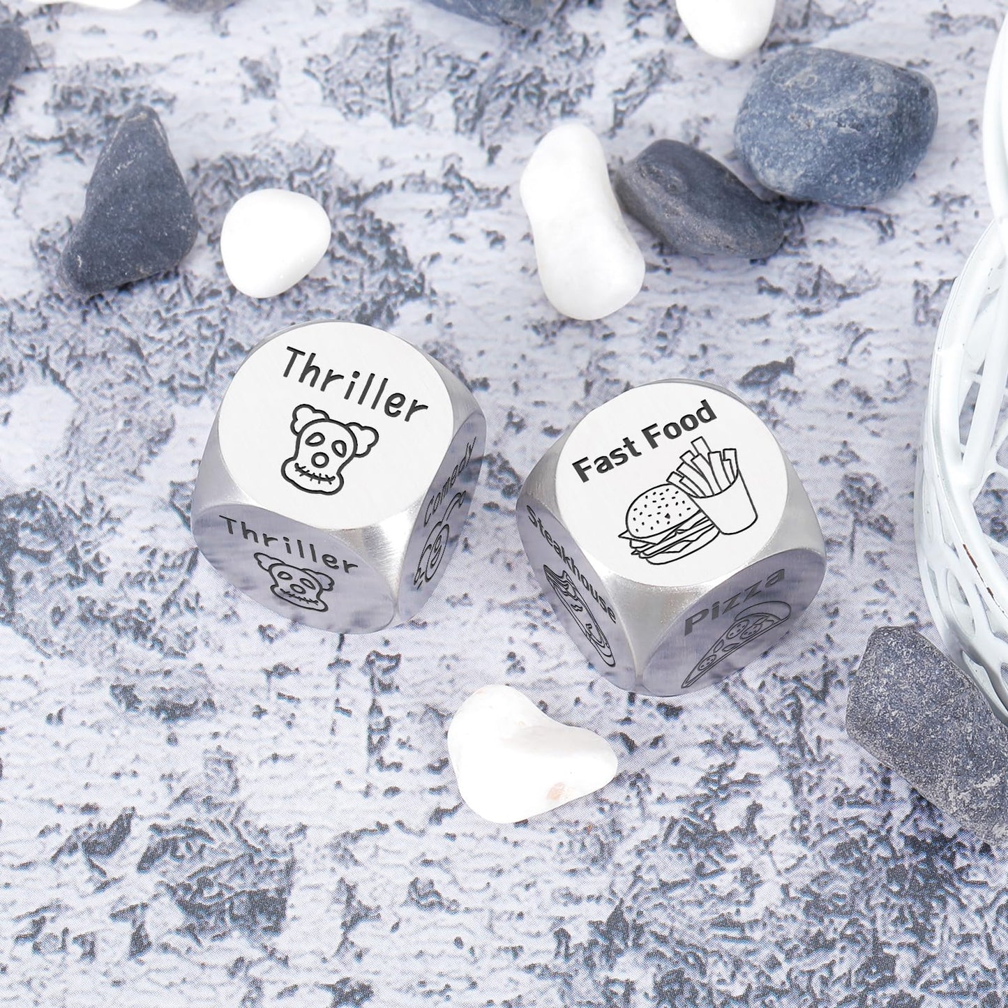 6th Anniversary Dice Gift 6 Year Anniversary Dice Gift for Women Men 6th Anniversary Iron Gift for Wife Husband 6th Anniversary