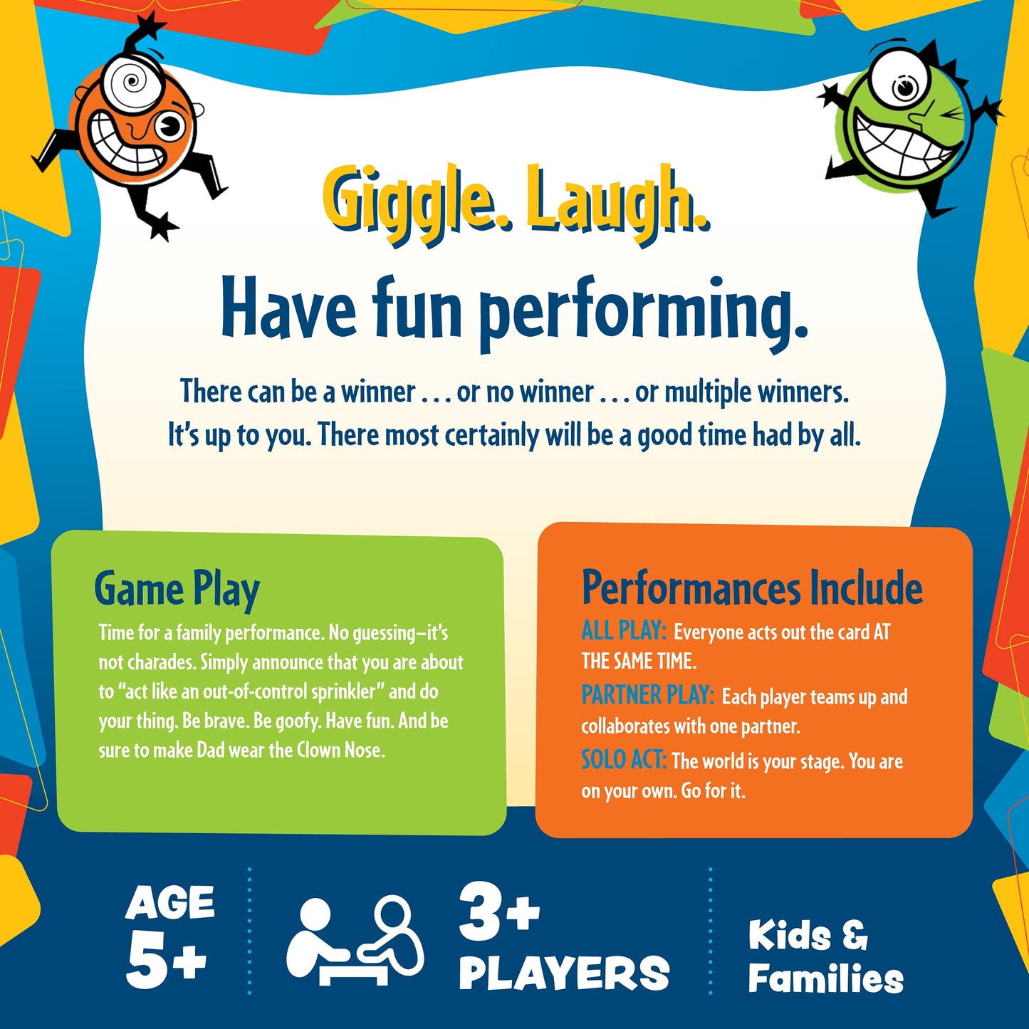 Zobmondo!! Charades Party Game - Hilarious Family Fun, Multi-Award Winner, Multicolor, Model 63500, Paper Material