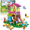 HOGOKIDS Tree House Building Set - 622pcs LED Light Blocks, Pink, HG-301155, Fun Forest Up House Kit for Kids Ages 6-12+