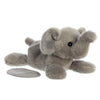 Aurora Adorable Shoulderkins Ella Elephant Stuffed Animal, Gray, 6" - Interactive Play, Polyester, Model 33401