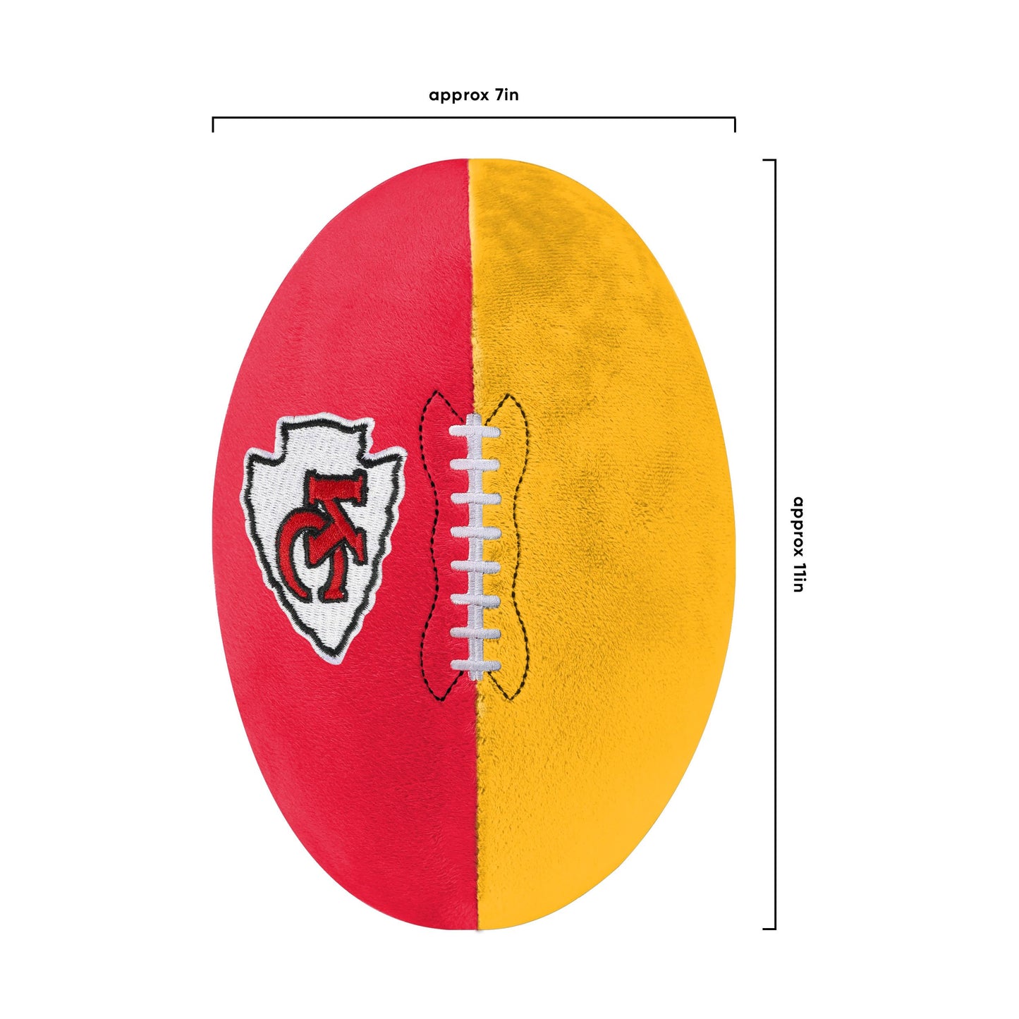 Foco Kansas City Chiefs Nfl Plush Football