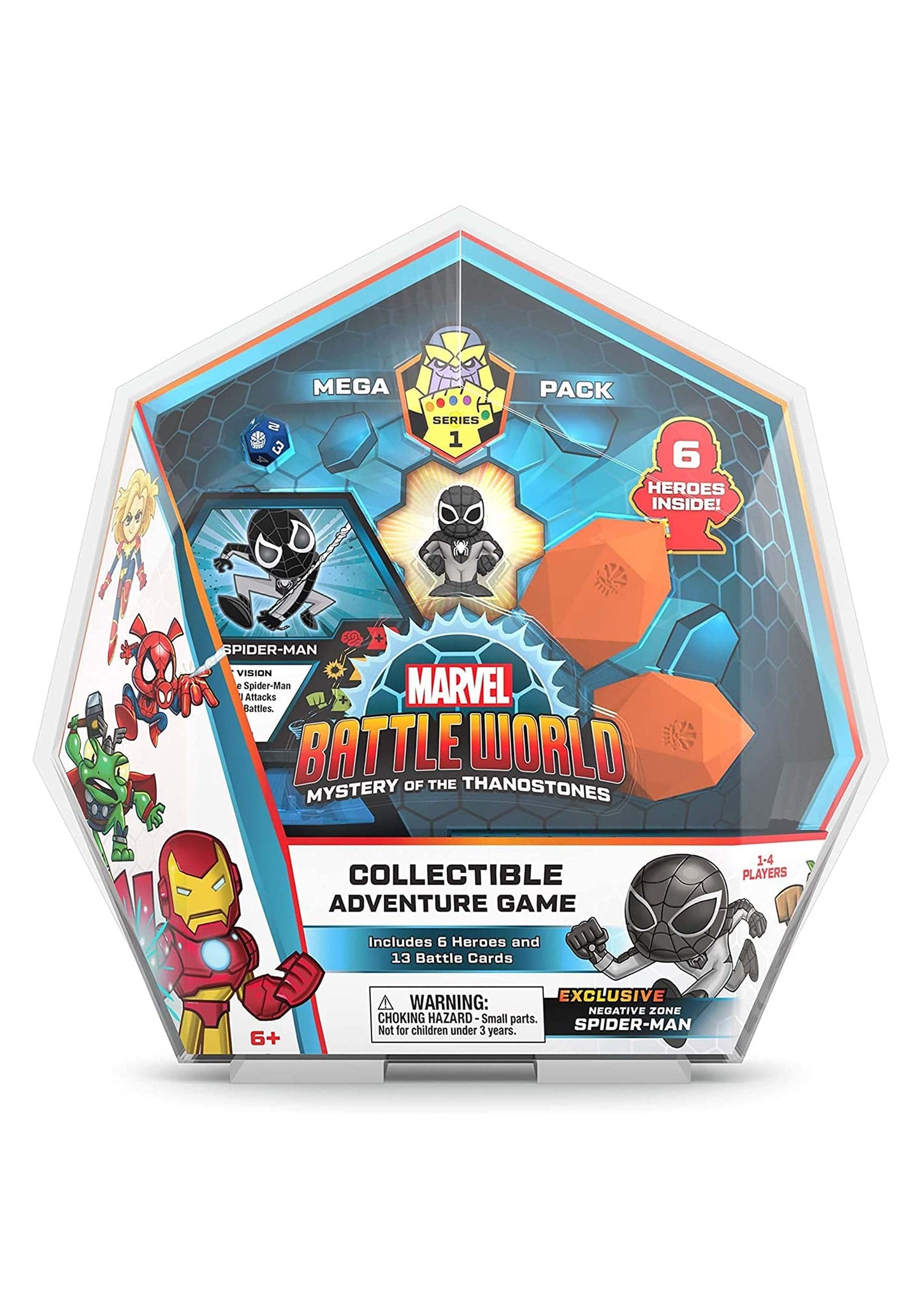 Funko Marvel Battleworld: Series 1 Mega Pack – Negative Zone Spiderman, Multicolor-(49095)