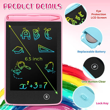 Zhehao 12 Pcs Lcd Writing Tablet Drawing Board Doodle Board Educational Toys Erasable Electronic Painting Learning Pads Gift For