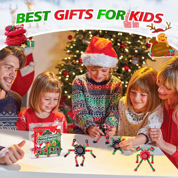 Gokeey Fidget Spinners For Kids And Adults Christmas Fidget Toys Gifts, Stress Relief Sensory Toys For Boys And Girls Fingertip