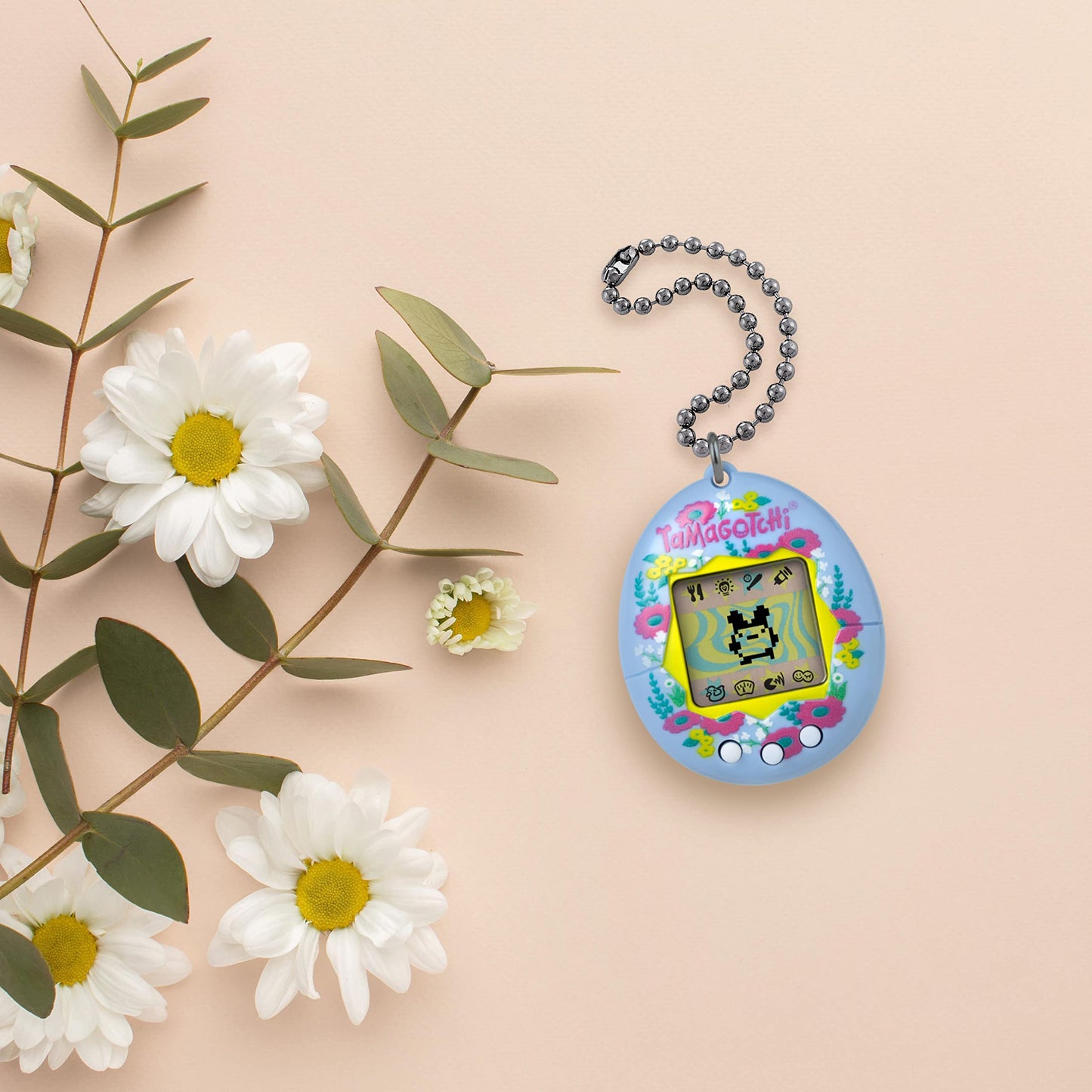 BANDAI Tamagotchi Original - Garden Poppies, Classic Handheld Digital Pet Toy, Interactive Fun for Kids and Collectors
