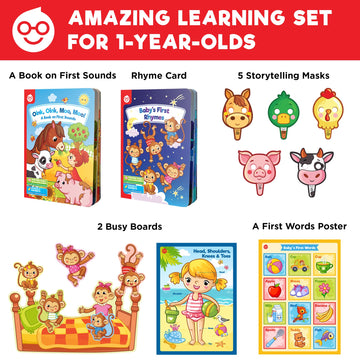 Doctor Jupiter Now I Am 1 | Educational Learning Toy For 1 Year Olds | Birthday Gift Ideas For Boys & Girls Ages 1+ | Preschool