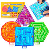 LESONG Squishy Fidget Toys - 4 Pack Maze Sensory Toys for Kids, ABS Material, Multiple Colors, Ideal for Autism & Classroom Calming
