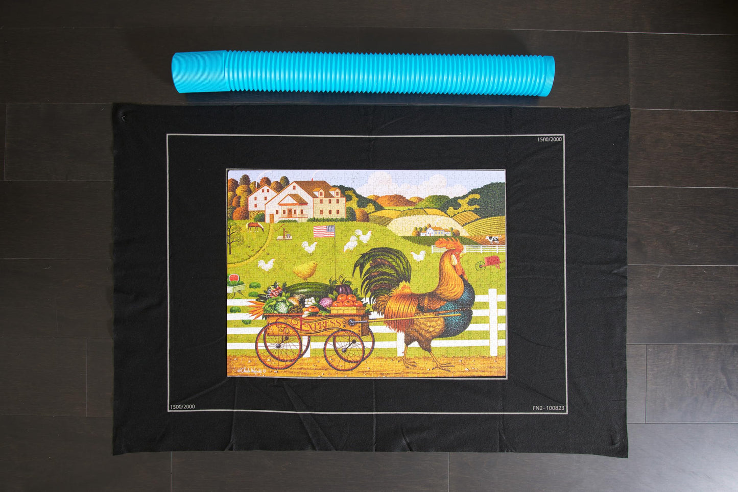 Buffalo Games - Roll-Up Puzzle Mat - Jumbo Size For Up To 2000 Piece Puzzles - Easy Storage And Clean Up - Save Your Jigsaw Puzzle