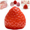 Handmade Strawberry Taba Squishy Toys, Cute Strawberry Squeeze Toys, Kawaii Strawberry Squishies Fidget Toys, Strawberry Jelly S
