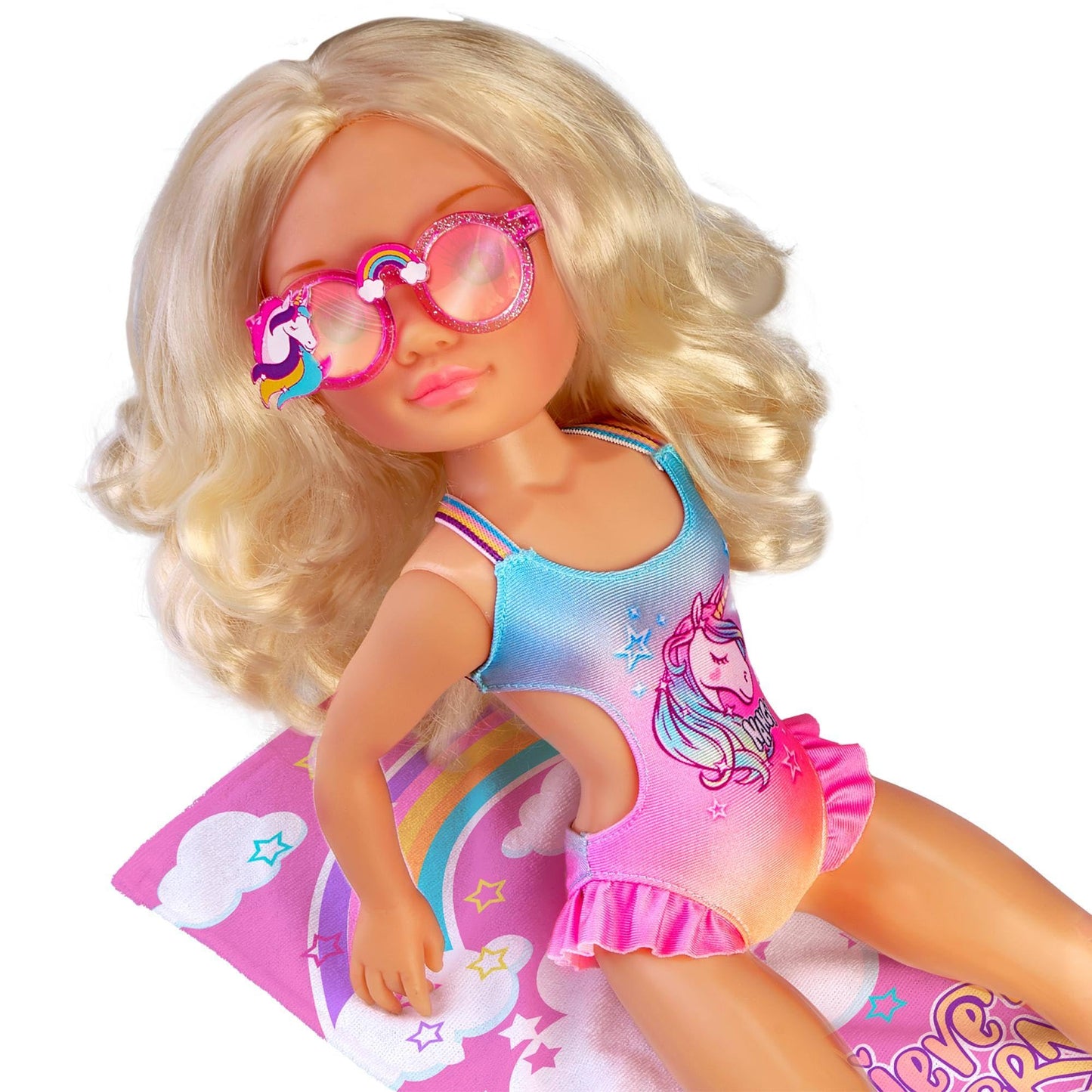 NANCY 16 Fashion Doll with Magic Towel and Swimwear Accessories for Ages 3+