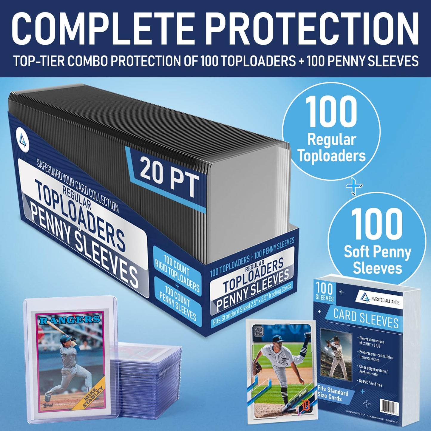 Regular 3X4 Rigid Top Loaders For Cards & Card Sleeves | Ultra Trading, Baseball, Sports & Hard Plastic Protectors, Mtg Toploade