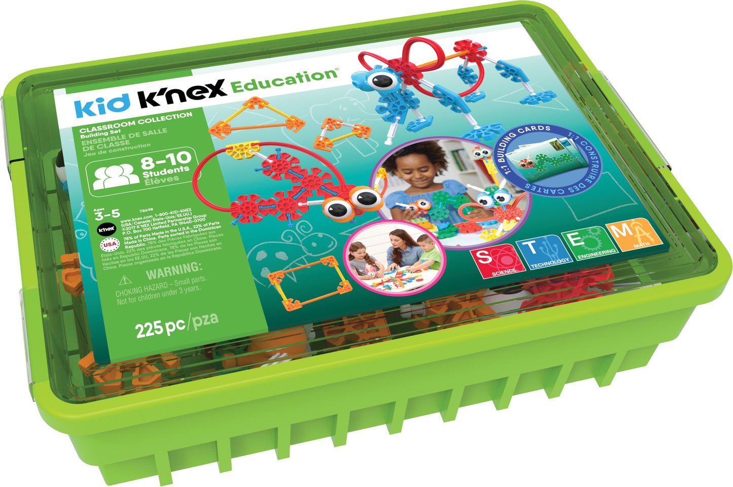 Knex Kid Education Classroom Collection Building Set -Like New