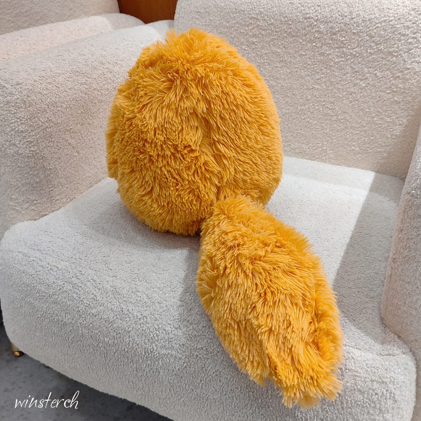 Winsterch Orange Cat Stuffed Animals Plush Cat Toys,Kids Cat Plush Teddy Soft Toy Birthday Gifts For Kids Boys And Girls,Fat Ora