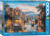 EuroGraphics 1000-Piece Puzzle - San Francisco Cable Car Heaven by Eugene Lushpin, Cardboard Material, Model 6000-0957
