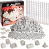 Monster Adventure Terrain- 141Pc Paintable Cavern Set W Baseplate- Fully Modular & Stackable 3-D Tabletop World Builder Compatib