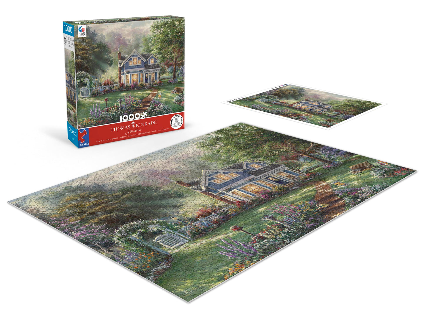 Ceaco - Thomas Kinkade - Springtime Memories - 1000 Piece Jigsaw Puzzle