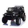 Tobbi 12V Kids Ride On Car, Electric Vehicles Jeep Car With Remote Control, Music, Mp3 Player, Lighting, Black