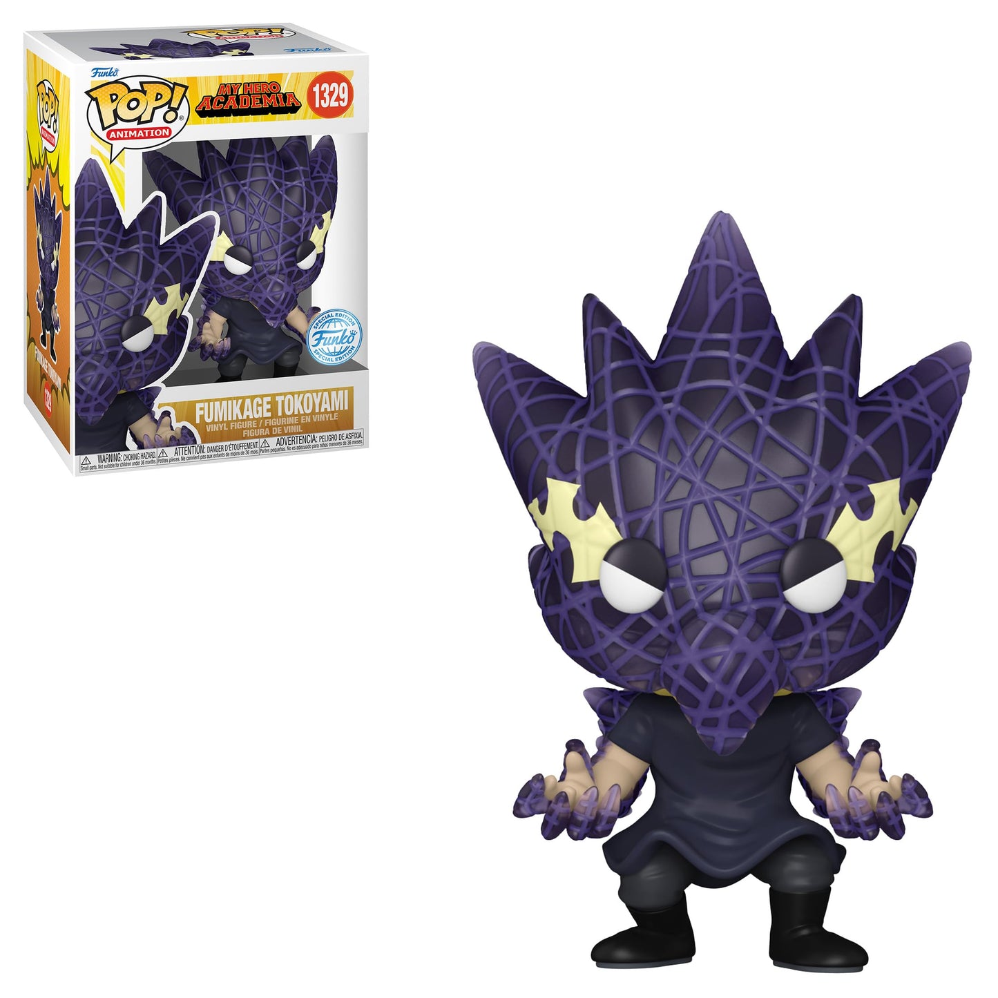 Funko Pop! Animation: My Hero Academia - Fumikage Tokoyami Special Edition Multicolor limited availability Vinyl Figure #1329