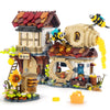 High Godo Honey Workshop Mini Building Set, Moc Creative Diy Simulation Architecture Toy, Collectible For Adults, Kids 8-12, Not Compatible With Classic Bricks (1242 Pieces)