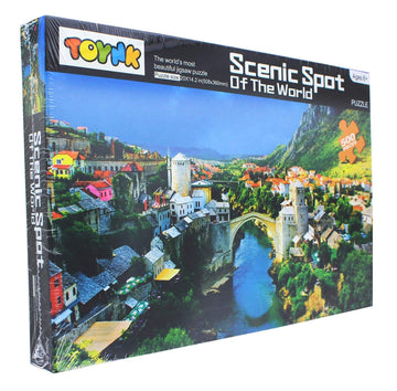 Scenic Spot Of The World Stari Most Bridge 500 Piece Jigsaw Puzzle