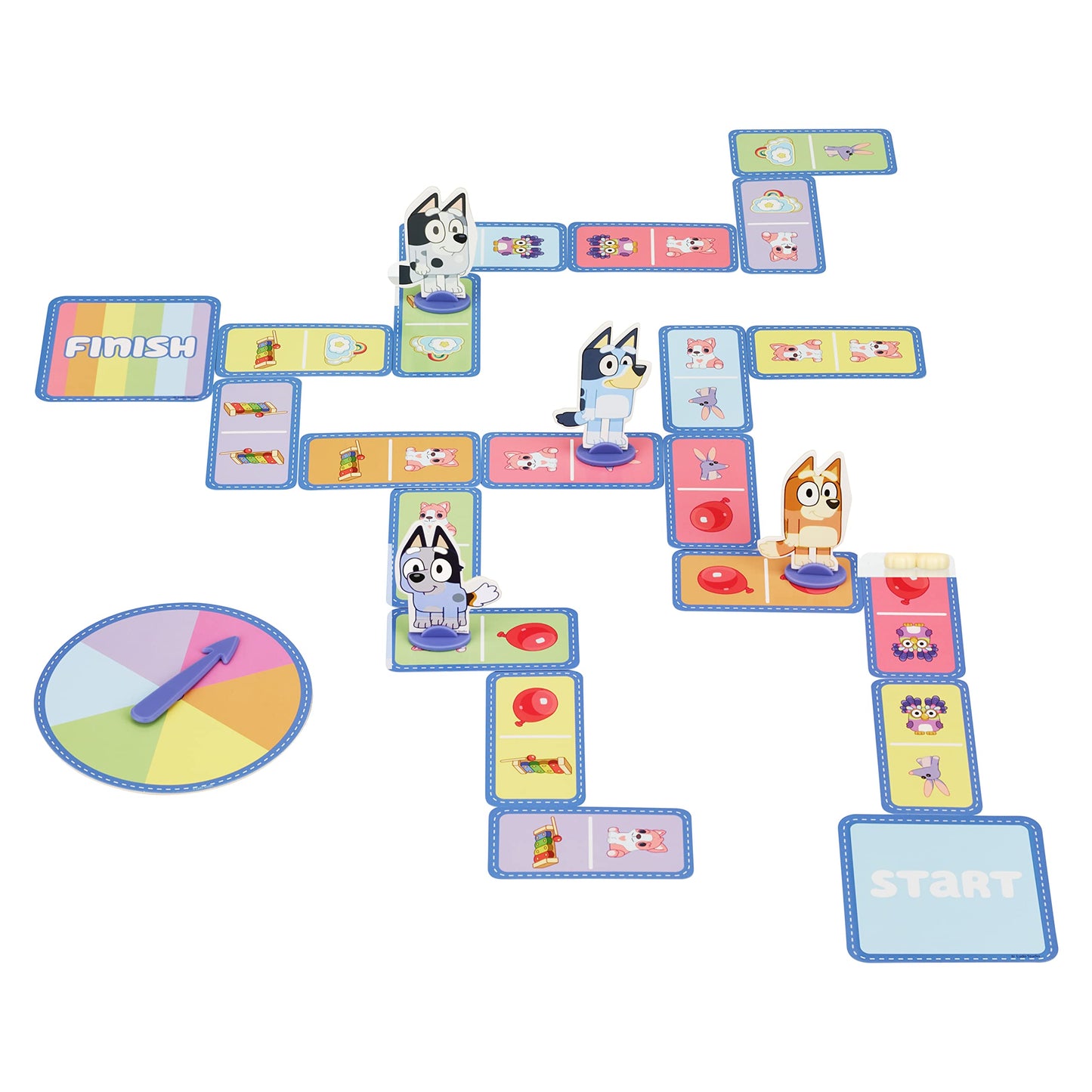 Bluey Hopscotch, Multicolor (17140)