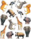 Carson Dellosa Wild Animals Stickers Pack, 84-Piece Classroom Stickers, Multi-Color, Perfect for Incentive Charts and Rewards
