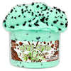 Mint Chip Ice Cream - Ice-Cream Textured Slime - Handmade In Usa - Dope Slimes - Teal
